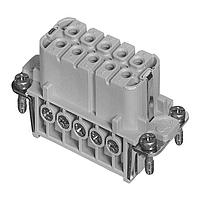 Amphenol Tuchel C146-10B010-102-4 ອິນເຊີດຟີເມວ 10 ທາງ ເຮວວີເມດ