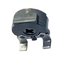Amphenol Piher PS6MH40-104A3030-PM ຄາບອນ SMD Potentiometer 6mm ຄາບອນ SMD Potentiometer, ການປັບຕົວແກ້ໄຂແນວຮອງ, ຄ່າຄວາມຕ້ອງການຕໍ່ຕ້ານ 100K Ohm, 0,1W, ຮູບແບບ Linear Taper, ຄວາມຜິດພາດ 30%, Reel