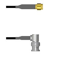 Amphenol Custom Cable Q-6800D0003024i ສາຍສະບັບ RF SMA-SP/BNC-RP G174 24I