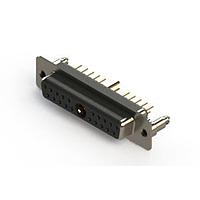 EDAC 628-21W1224-7TD ຕົວເຊື່ອມຕໍ່ Mixed Contact D-Sub Connectors Vertical Combo Dsub