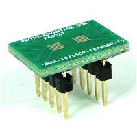 Chip Quik PA0027 ປຸ່ມຊ່ອງແລະຕົວແປ uMAX-10 ເປັນ DIP-10 SMT Adapter