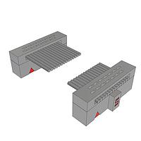 Samtec FFSD-07-D-10.00-01-N ປະຕູສ່ອງ IDC ສາຍສະເພາະ .050" Low Profile Tiger Eye(TM) ການປະກອບສາຍສະເພາະ IDC Ribbon