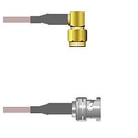 Amphenol Custom Cable Q-3500K000R096i ສາຍສະບັບ RF SMA-RP/BNC-SP G316D 96I