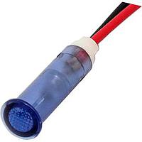 Mallory Sonalert FL1P-6QW-2-B110V ອິນດິເຄເຕີ LED BLU 6MM SNAP 110VAC/DC