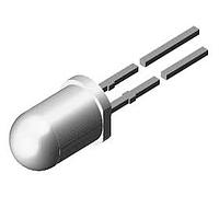 Vishay General Semiconductor TLCR5100 ເດັດ LED ສີແດງ ສະແດງຊັດ ບໍ່ກະຈາຍແສງ 4300-11000mcd@50mA