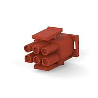 AMP Connectors - TE Connectivity 1-480704-1 ກອງປະກອບປລັກ 06P PLUG HSG BRN
