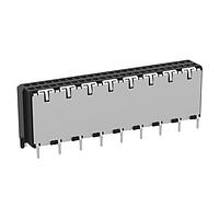 ERNI - TE Connectivity 224515-E ຕົວເຊື່ອມ 50-PIN, ຕັ້ງຕົວຢູ່ຕົວ, SMT/THR