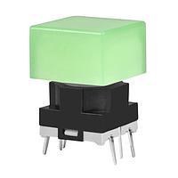 NKK Switches JB15HBPF-F ປຸ່ມສະຫນອງສະຕິກ OFF(ON) HI OPER EXTD ACT GRN LED GRN CAP