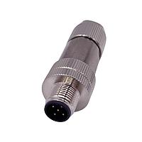 NorComp 858FA05-103RCS1 ຕິດຕັ້ງໃນພື້ນທີ່ IP67 ຜູ້ຊາຍ M12 ຕິດຕັ້ງໃນພື້ນທີ່ ຮອບຮວມ 5 ຕຳແໜ່ງ