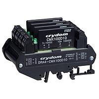 Sensata Technologies - Crydom DRA4-CX240D5 ມູລະຫລາຍລີເລຍ DIN Mt 280 VAC/5A ອອກ 3-15 VDC ເຂົ້າ