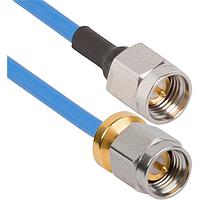 Amphenol SV Microwave MSLPSMA-085-MSSMA-180 ສາຍສັ້ນ RF SMA LowProfile M SMA Straight M 18" Cable
