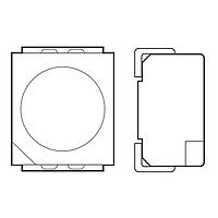 Broadcom HSMZ-A100-R00J1 ເດີ້ວສີແດງ LEDs ເລນສ໌ອີໂປຊີ 639nm 200mcd