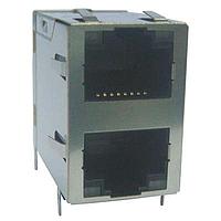 Abracon ARJ21A-MBSD-A-B-EMU2 ມັກເນຕິກ ຈໍກ RJ45 10/100/1000 Base-T 2x1 ມຸມຂວາ N/A ຜ່ານຮູ