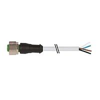 Murrelektronik 7000-12221-2141000 ຕົວເຊື່ອມ M12 ຍິງ 0 ມີສາຍສັນ, PVC 4x0.34 gy UL/CSA 10m