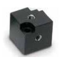Amphenol Wilcoxon TC1 ກວ້ມຕິດຕັ້ງ Triaxial mounting cube, 1, 10-32 tapped holes