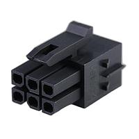 Molex 206461-0600 ຮູງຮັບ Receptacle Micro-Fit Plus Rcpt Hsg 2X3