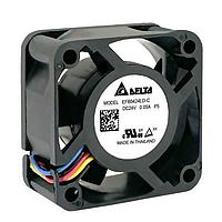 Delta Electronics, Inc. EFB0424LD-CP5 ພັງລົມ DC Axial, 40x40x20mm, 24VDC, 5.154CFM, 0.72W, 24.5dBA, Tach/PWM, IP55