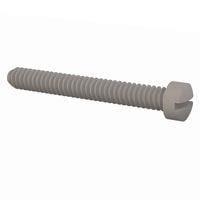 Essentra Components 010440F087 ກຸ່ມສະກຣູວິກເຄື່ອງຈັກ Fillister Slotted Screw, #4-40 Thread, 7/8 Lg