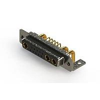 EDAC 630-13W3240-2TC ຕູ້ຕິດຕໍ່ D-Sub ປະສົມມຸມຂວາ ຕູ້ຕິດຕໍ່ພະລັງງານ Combo D-Sub
