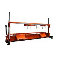 XHinstruments XHF-EB-6 Motorized Warp Beam trolley ມີອຸປະກອນຍຶດຕິດ (2000kgs)