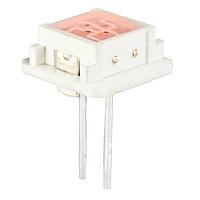 NKK Switches AT627C24 ເຫຼັ້ມ LED ພ້ອມຕົວຕ້ອງການ ແດງ 24V