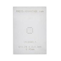 Chip Quik IPC0080-S ປຸ່ມຊອກແລະອາແດບເຕີ QFN-28 Stencil