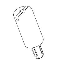 Amphenol Piher JPEPL5012RO Shaft Shaft PT10 FIG,3 ແດງ