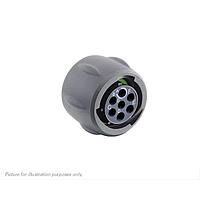 Eaton Souriau-Sunbank UTSX610E7S ປລັກສະບັບບໍ່ມີຝາຫຼັງ, ມີຂໍ້ຕິດຕໍ່ສົ່ງຜົນຍິງ 7 ຕົວ, IP68/69K ໃນສະພາບບໍ່ໄດ້ຕ້ອງການ