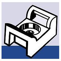 Avery Dennison 10045 ຂາຍຢືບສາຍສະຫນັບ CRADLE MNT STD #8 15.24x9.65x7.16mm