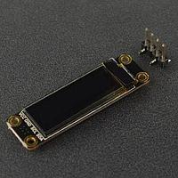 DFRobot DFR0647 ບອດສະແດງຜ່ານຈໍ Fermion: Monochrome 0.91 128x32 I2C OLED Display ມີ Chip Pad (Breakout)