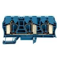 Weidmuller 1768330000 ບລັອກຕໍ່ສາຍບົດບັນທຶກ DIN ZDU 16/3AN BL