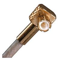 Johnson / Cinch Connectivity Solutions 133-9402-101 ຕົວເຊື່ອມ MCX ບໍ່ມີແຟຣຣອມມາເກັນ Plg Asmbly R/A Cbl RG17
