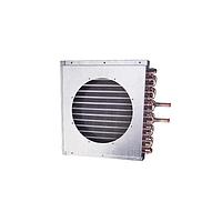 Aavid M14-120SB1-M9 ຕົວແປປ່ອງຄວາມຮ້ອນຈາກນ້ຳໄປອາກາດ Tube-Fin, ທອງ, ທອງອາລູມິນຽມ Tube-Fin, ມີຊຸດພັງລົມ Ostro 115VAC