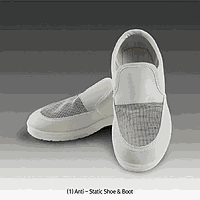 Apro A7.SH6001 ເບູດປອດໄພສຳລັບຫ້ອງສະອາດ ເບູດປອດໄພຕ້ານການລົງຫຼັກສະຕາຕິກ (사이즈확인)