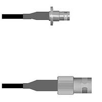 Amphenol Custom Cable Q-080090008120i ສາຍສັນຍານ RF BNC-SJB/BNC-SJ RG58 120I