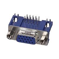 Amphenol Commercial Products L77HDE15SD1CH4FVGA ຂໍ້ມູນຄວາມຫນາແບບ D-Sub Connectors D SUB R/A