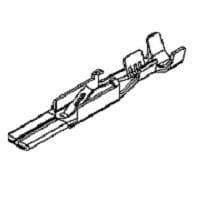 Aptiv 12020120-L ຂໍ້ຕໍ່ MALE 480 SERIES TIN CBL RANG 3.97-2.48MM