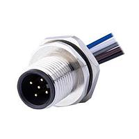 Same Sky (formerly CUI Devices) CDM1225-08A-MW-R9-050-67 ການຕິດຕັ້ງແຜງຊິງຊັ້ນຊາຍ M12 ຊົ່ວຄາວ, ປະເພດບົດບາດ, ການຢືດຢັນດ້ານຫຼັງ PG9?ACode 8PIN, ນຸ່ມສະຫວ່າງທອງຄອບເປີ, 050M