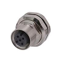 Amphenol CONEC 43-01026 ຕົວເຊື່ອມ 4P PCB SOLDER M12 BACK MNT SCKT