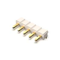 GCT (Global Connector Technology) BG303-05-A-0300-L-G Headers 5w, 2.54mm Pth Header, SIL, TH, Horiz, GF, LCP Natural, ກະຕ່າ