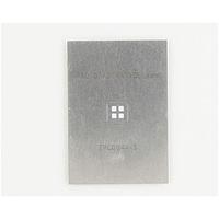 Chip Quik IPC0044-S ປຸ່ມຊ່ອງແລະຕົວແປງ QFN-40 ແບບສແຕນເລດສຕີນ Stencil