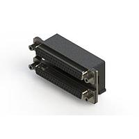 EDAC 662-037-364-006 ຕູ້ສະຫນອງ Dual Port D-Sub ມຸມຂວາ ຕູ້ສະຫນອງ Dual Port D-Sub