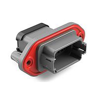 Amphenol SINE Systems AT04-12PA-PM14 ຕົວເຊື່ອມ 12 ຂາ Rcp Pnl Mnt A SelfThread Gy Sl Ca