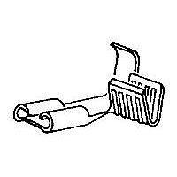 AMP Connectors - TE Connectivity 61530-1 ປຸ່ມຮັບ 110 FL REC 22-18