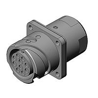 JAE Electronics JK06AK06SN1-F0 ຕົວເຊື່ອມຕໍ່ Circular MIL Spec 6 ຕຳແໜ່ງ ຕິດຕູ້, ຮັບສະຫນອງ, ຕິດຕໍ່ Socket, N