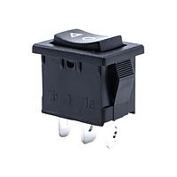 E-Switch R1966IBLKBLKHF ສະຫນັບສະຫນູນ Rocker Switches ROCKER SW SPDT BLK