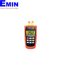 OMEGA HH801A ເຄື່ອງວັດແທກອຸນຫະພູມມືຖືແບບປ້ອນເຂົ້າຄູ່ (Type K: -200 to 1372°C, Type J: -200 to 1200°C, 2CH)