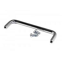 Hammond Manufacturing 1427S2BK ຊຸດຈັບມືເຫຼັ້ງເຫຼືອງ 4.0" STEEL HANDLE KIT, ສີດຳ