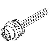 Molex 1200705168 ຕົວເຊື່ອມມາດຕະຖານວົງກົມ M12-REC-Fem-4P-BACK-PG9-0.2M-PVC