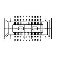 Hirose Electric DF40TC(3.5)-20DS-0.4V(51) ບອດມາວນທ໌ BOARD TO FPC CONN, RCPT, 20POS